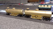 Gleisreinigungswagen von Train Sets Only, CMX, laufen nachher getrennt.